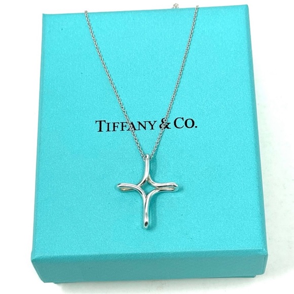 Authentic Tiffany & Co. Elsa Peretti Silver Infinity Necklace - Picture 7 of 15
